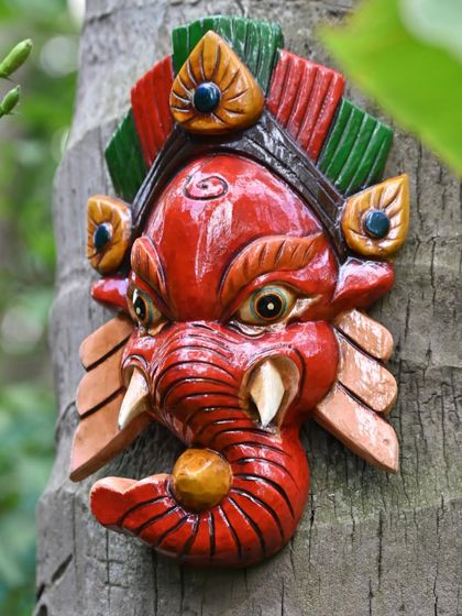 Greenhouse - Curated Artisan & Vintage Decor Hand-Carved Traditional Masks photo 20