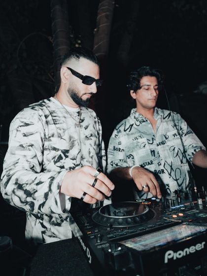 Don’t tell lies about me, and I won’t tell truths about you. Me and D'ARK holding it down at Diablo in New Delhi.