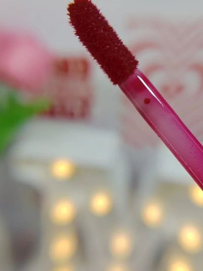 A close-up of my lip tint applicator. It's designed for a perfect, smooth application every time.