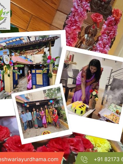 More moments from our first-anniversary celebration. It was a wonderful day of reflection, celebration, and looking forward to many more years of serving our community with authentic Ayurveda.