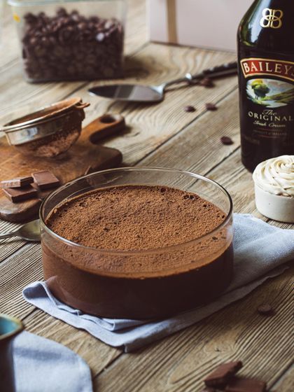 I've given my classic chocolate mousse a boozy twist with Baileys Irish Cream. This dessert is rich, creamy, and perfect for a grown-up treat.