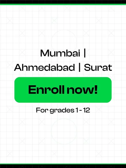 Our summer camp is available across multiple cities. This graphic encourages parents in Mumbai, Ahmedabad, and Surat to enroll their child for a summer of tech.