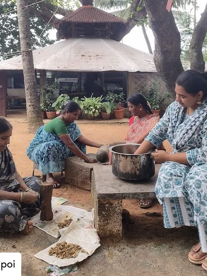 For Somerset House's annual commission, we collaborated with Tiipoi to create a monumental fabric fence. Our artisans hand-dyed and printed over 500 meters of organic cotton with natural dyes to interpret a historically significant event.