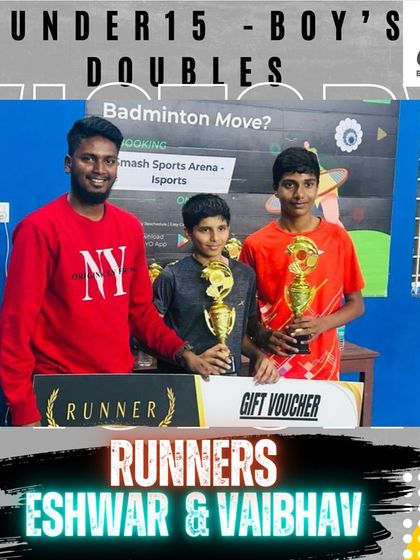 Manoj Kumar - Badminton Coaching for Kids & Youth Our Tournament Champions photo 37