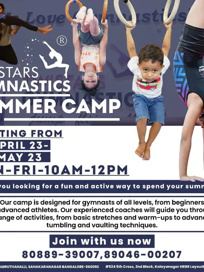 Our Gymnastics Summer Camp is the perfect way for your child to stay active, learn new skills, and make friends. We offer programs for all levels, from beginners to advanced athletes, focusing on everything from basic stretches to tumbling and vaulting.
