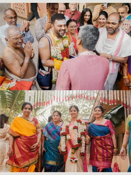 Capturing the family's involvement in the ceremony, from the priest's blessings to the bride's proud entrance with her family.
