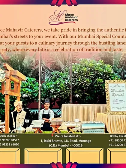 I can recreate the authentic taste of Mumbai's famous street food with a dedicated Mumbai Special counter. This setup is perfect for adding a local and popular flavour profile to your event menu.