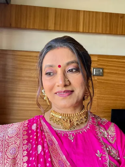 It is an honor to get the mother of the groom ready for his big day. For mature skin, I focus on creating a timeless, elegant look that enhances natural beauty and ensures she feels confident and beautiful.