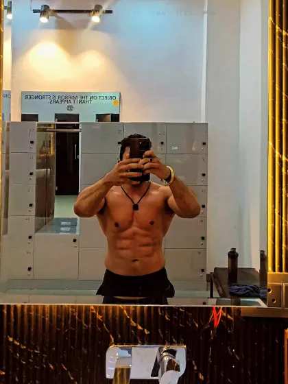Me vs Me. This locker room selfie is a reminder that the only person you need to be better than is the person you were yesterday.