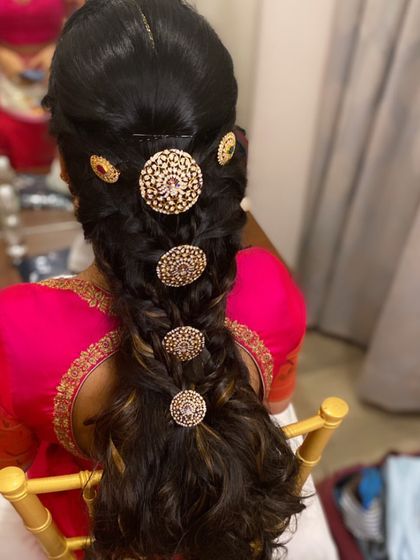 Shruthi - Bridal & Event Hairstyling Traditional South Indian Bridal Braids photo 22