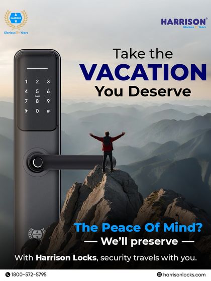 Take the vacation you deserve, and we will preserve the peace of mind. With our digital locks and safes, your security travels with you, so you can leave your worries behind.