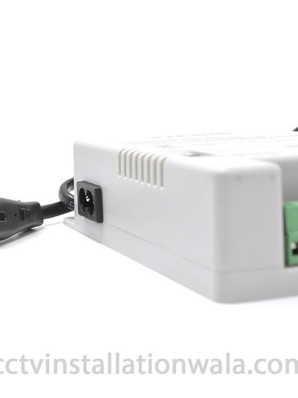 A close-up of the power input port and terminal block on the CP Plus SMPS. I only use genuine, high-quality components to prevent system failures.