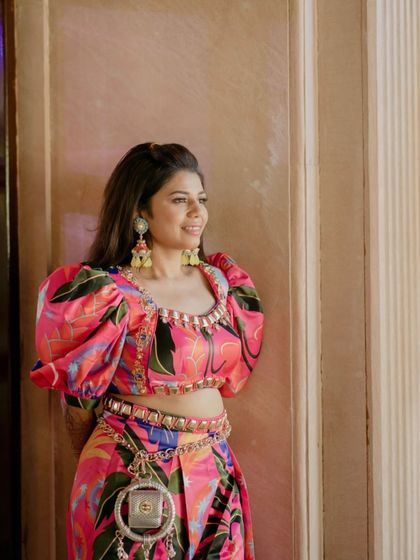 Playful Mehendi & Haldi Hair photo 57