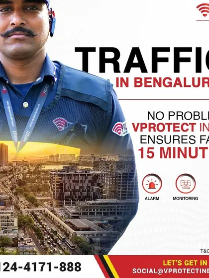 Bengaluru traffic is no problem for us. Our rapid response teams are strategically located to ensure they can reach you in just 15 minutes, because we know that in an emergency, your safety can't wait.