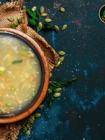 Clear your mind and nourish your body with a warm bowl of my Veg Clear Soup. It's simple, clean, and packed with the goodness of fresh vegetables.