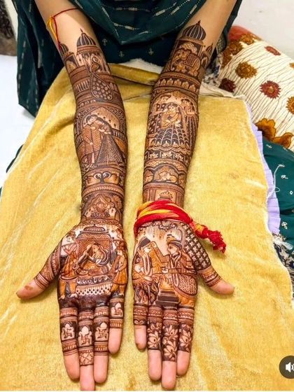 Kanha Mehandi - Bridal Mehndi Custom Storytelling & Portrait Mehndi photo 55