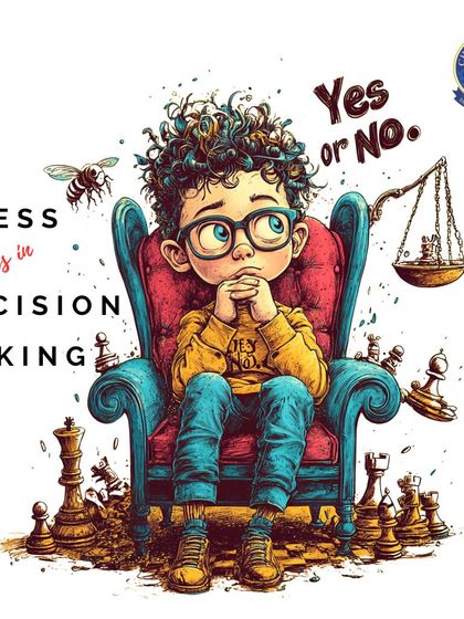 Chess aids in decision making. A young player weighs his options, just as he would in a real life scenario, learning to evaluate consequences before acting.