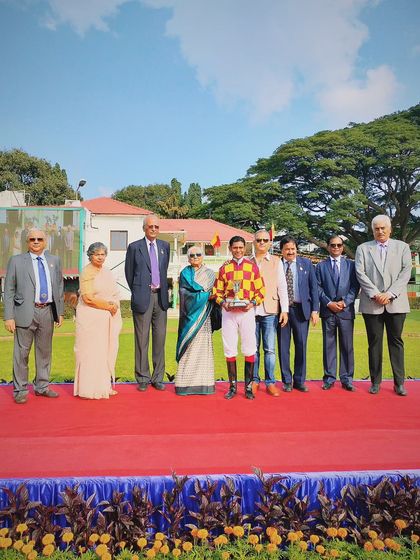 The Jayant Shah Memorial Trophy presentation.