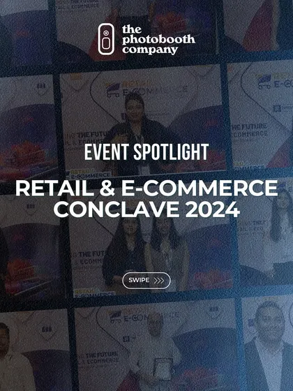 An event spotlight graphic for the Retail & E-Commerce Conclave. We provide a full gallery of images that can be used for post-event marketing and social media.