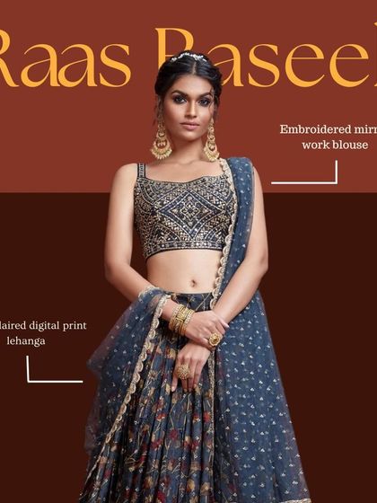Raas Raseeli - Women's Indian Occasion Wear Lehengas for Every Celebration photo 3