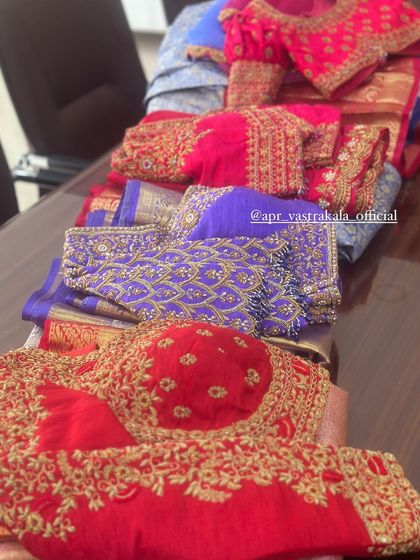 A collection of my latest bridal blouse creations.