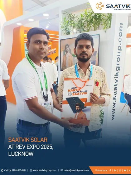 Scenes from the REV Expo 2025 in Lucknow, showcasing our high-efficiency modules and our engagement with developers and partners to accelerate the clean energy transition.