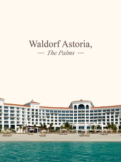 A top Dubai venue: Waldorf Astoria, The Palms. Known for its classic grandeur, personal service, and stunning ocean views, it's a perfect canvas for an elegant wedding.