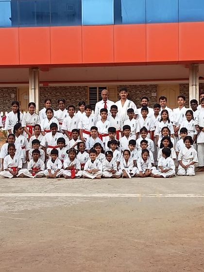 The entire group from the main branch's grading exam. We celebrate everyone's progress together as one team.