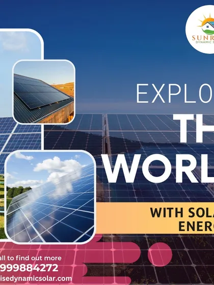 Explore the world of clean power with solar energy. These images show different angles and installations, highlighting the beauty and efficiency of modern solar panels.