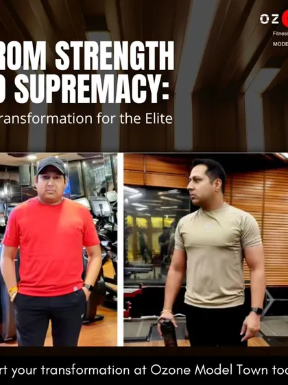 From strength to supremacy. This before and after shot captures a complete body recomposition, with a noticeable increase in muscle mass and a reduction in body fat.