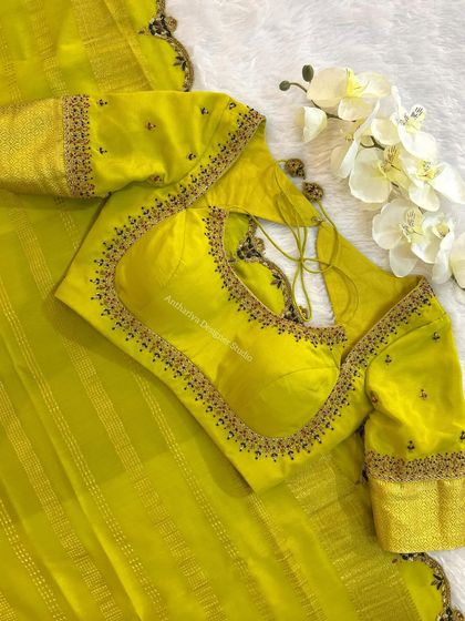 Anthariya by Nidhi Gowda - Ethnic Wear Design & Embroidery Courses Silk Saree Blouse Designs photo 10