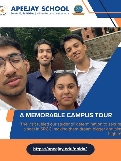 The memorable campus tour of SRCC left a lasting impression on our students. This visit fueled their determination to dream bigger and work harder to secure a seat at such a prestigious institution.