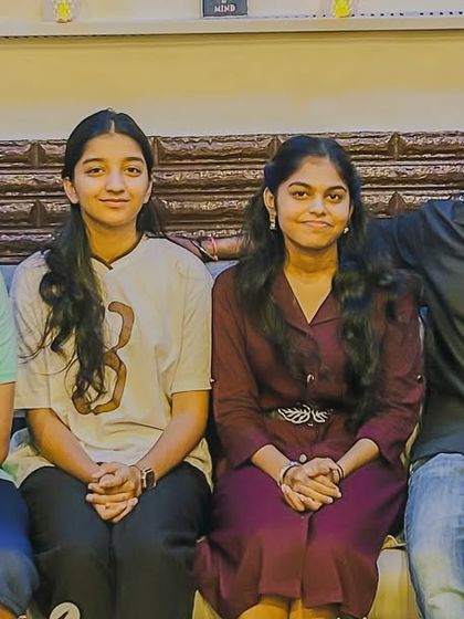 A picture with me and some of the students during the birthday celebration. I'm so proud to have such a wonderful group of people to teach and learn with.