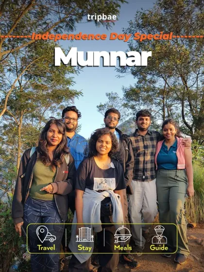 Another poster for our Independence Day long weekend trip to Munnar.