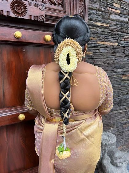 Laxmi Ramkrishna - Special Occasion Hairstyling Traditional South Indian Braids photo 31