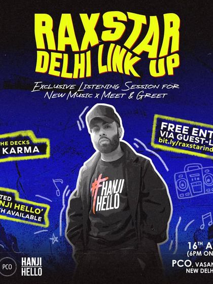 I was on the decks for this exclusive meet and greet with UK rapper Raxstar. I often play for artist showcases and industry events.