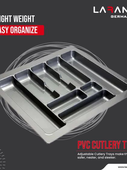My PVC cutlery trays are a lightweight, affordable, and easy-to-clean solution for instant organization. They make the cooking process faster and safer.