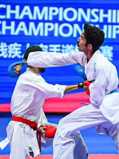 Representing India at the Asian Senior Karate Championship. This is the level of experience I bring to my coaching. I teach students the same focus and precision that's required to compete and succeed on an international stage.