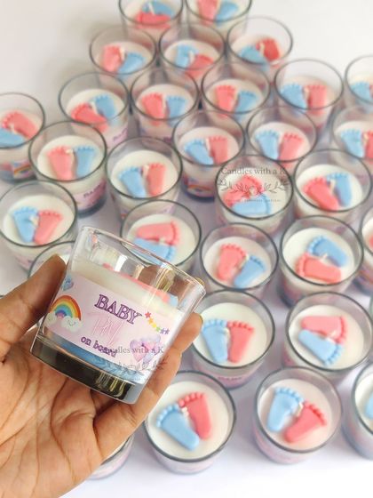 Candles with a K - White-Label Candle Manufacturing Gifts for Baby Showers & Birthdays photo 8