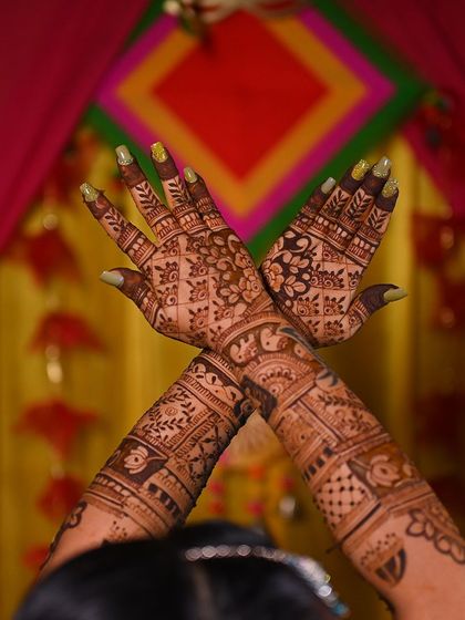 Lotus Mehendi Arts - Bridal & Occasion Mehendi Elaborate Bridal Designs photo 87