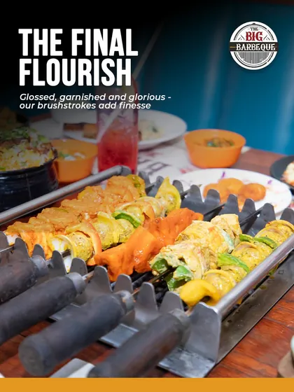 The final flourish. Each skewer is glossed, garnished, and served with finesse, ensuring every bite is a perfect balance of char and tenderness.
