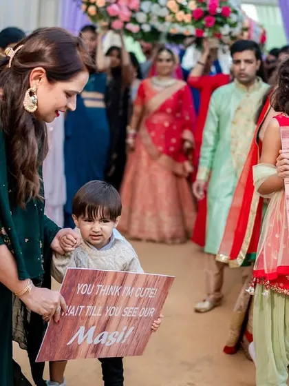 Sometimes the smallest members of the family have the biggest things to say. We always keep an eye out for these little details and unscripted moments that add so much personality and humor to your wedding story.