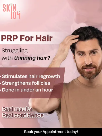 Our PRP for Hair treatment is a quick and effective solution for thinning hair. In a session under an hour, we stimulate natural hair regrowth and strengthen follicles, helping you regain your confidence.