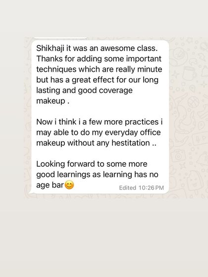 Shikha Agarwal - Personal Self-Makeup Classes Hear From My Students photo 34
