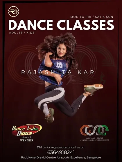 Learn from a Dance India Dance winner right here in Bangalore. This poster has all the details you need to start your journey with me, whether you are a beginner or an advanced dancer looking for professional training in Bollywood, Hip-Hop, or Contemporary styles.