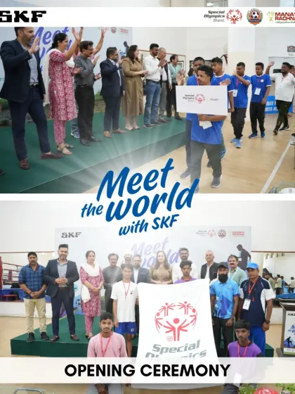 The march past during the opening ceremony, where teams from across India came together to celebrate the spirit of competition and unity.