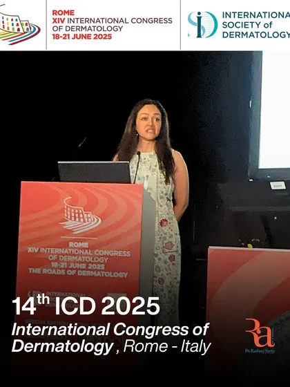 Speaking at the International Congress of Dermatology in Rome. It was striking how almost every topic, from clinical to aesthetic, circled back to the gut and the microbiome. It's all connected.