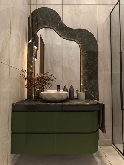 Chizzle My Designs - Turnkey Residential Interior Design Artistic Bathrooms & Powder Rooms photo 36