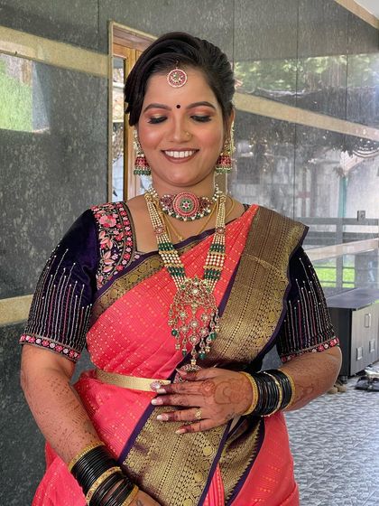 Another shot of my sister-in-law's beautiful makeup and styling. It was a joy to get her ready for her big day.