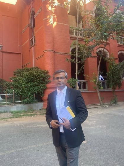 Appearing before the Madras High Court to argue a bail matter in a case being investigated by the Central Bureau of Investigation (CBI).